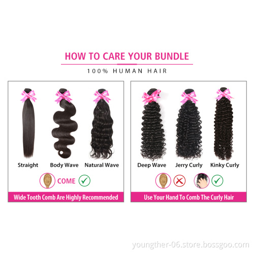 12a Grade High Quality Double Drawn Raw Virgin Cuticle Aligned Human Hair Bundles Human Hair Extension Vendors